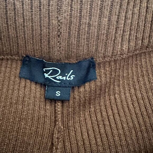 NEW Rails Jules Ribbed Pants in Fox Brown - Picture 7 of 9